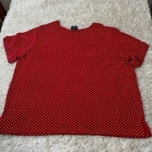 CitiKnit Women’s polka dot Tops size 1X
